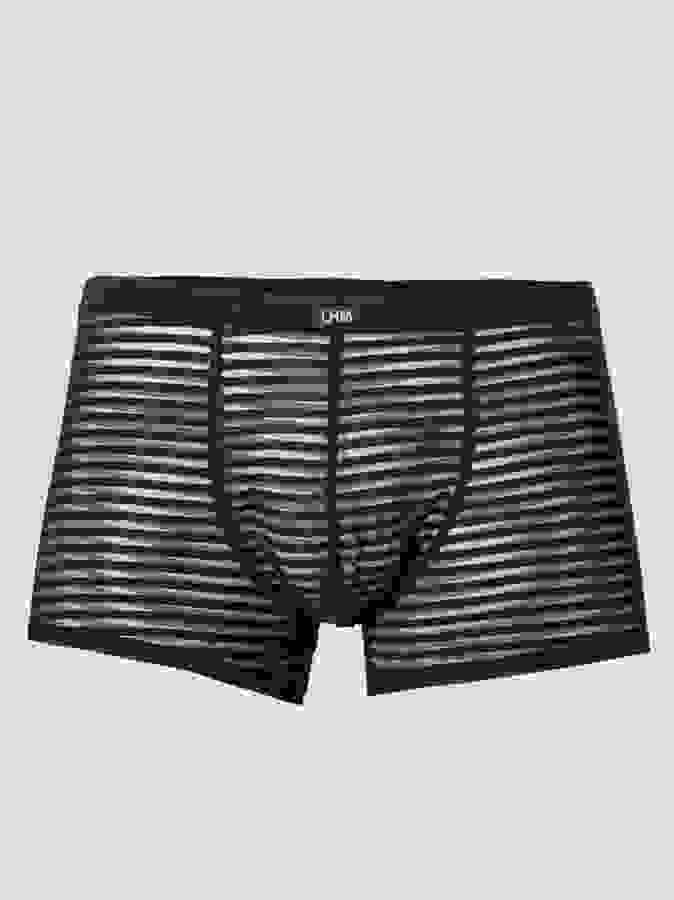 LHM Stripe Mesh Boxer Shorts Black, Black, hi-res